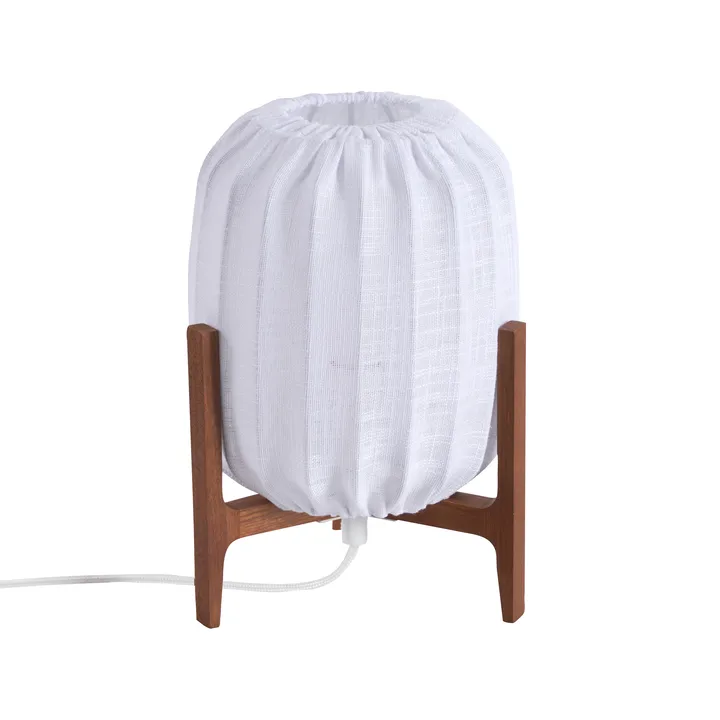 Λάμπα τραπεζιού Prisma - Dark ash-White, Mini Ø16x24,3 cm - Watt & Veke