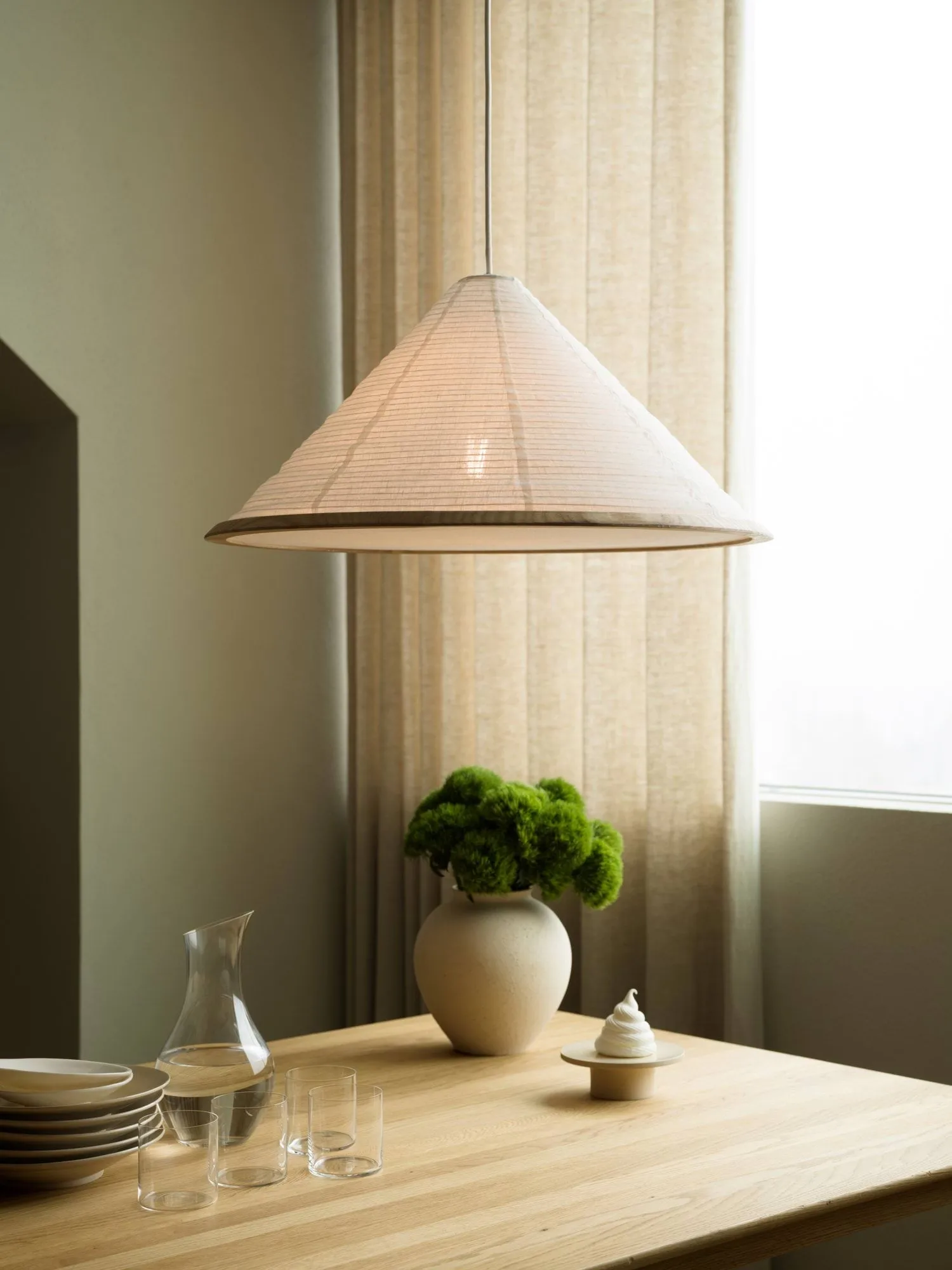 Shiro κρεμαστό φωτιστικό, White, Ø60x29 εκ. Watt & Veke