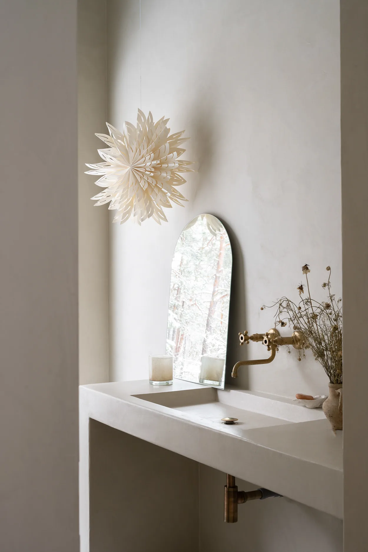 Siv advent διακοσμητικό αστέρι Ø60 cm, Λευκό Watt & Veke