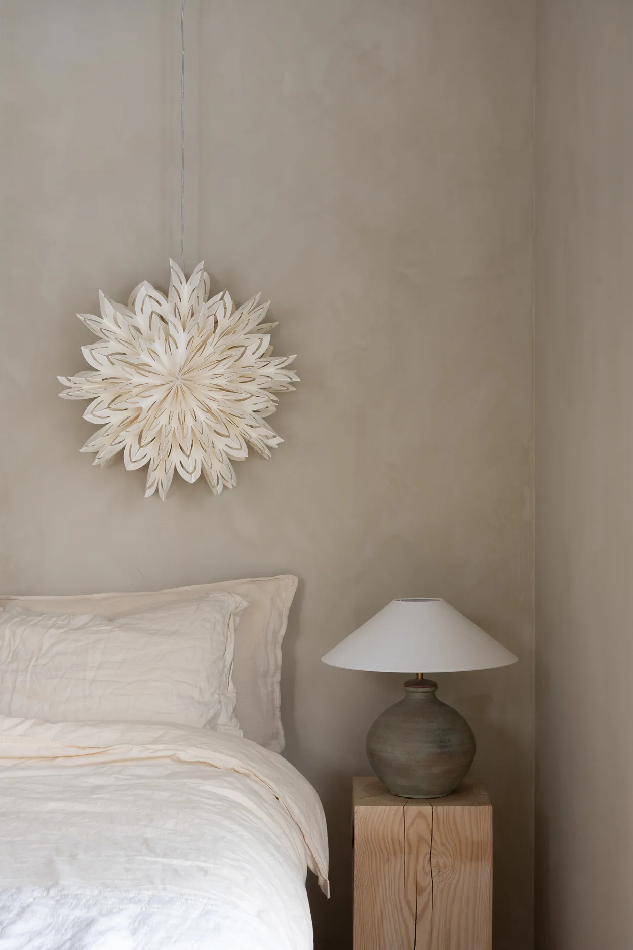 Siv advent διακοσμητικό αστέρι Ø60 cm, Λευκό Watt & Veke