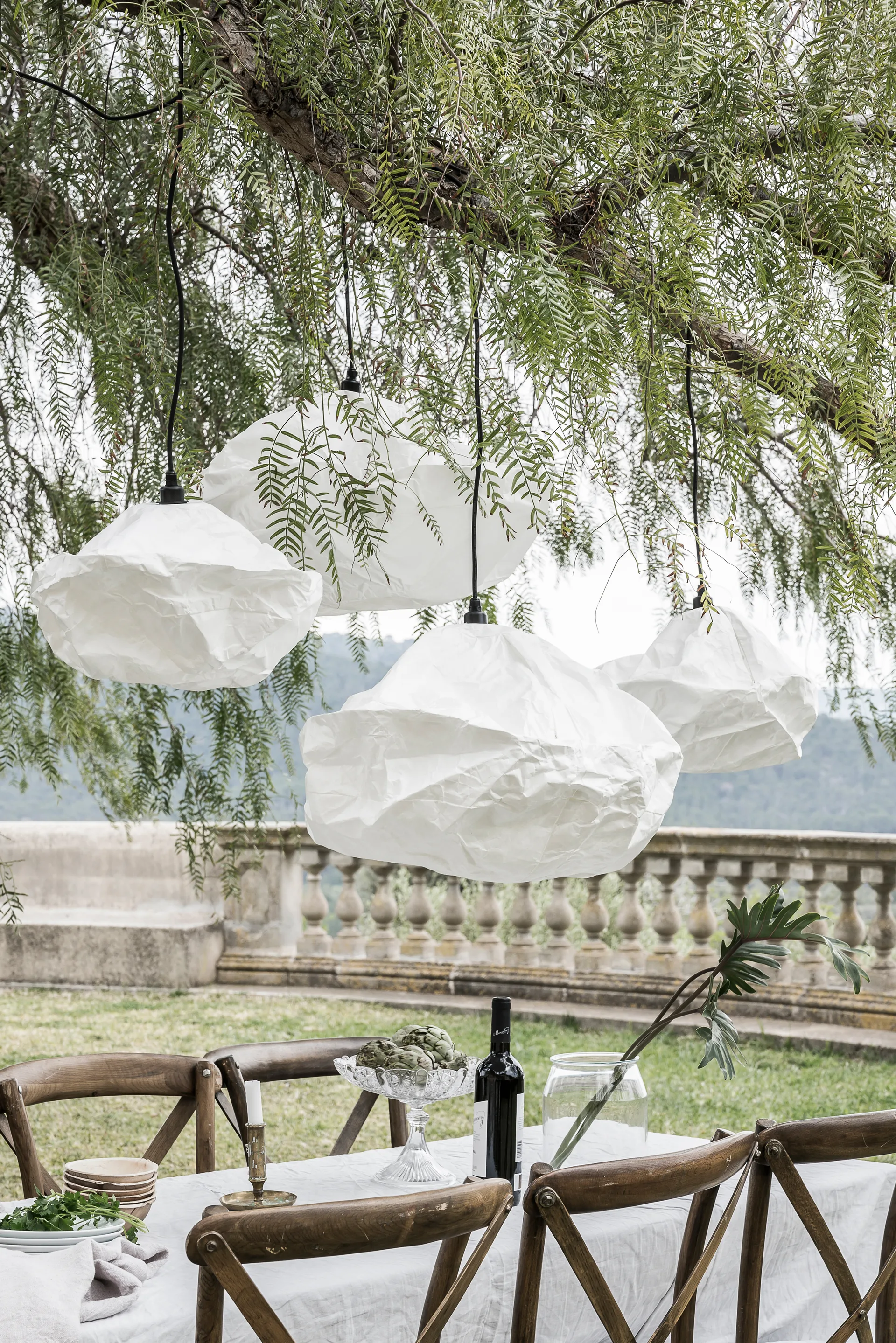 Sky αμπαζούρ Ø58 cm, Λευκό
 Watt & Veke