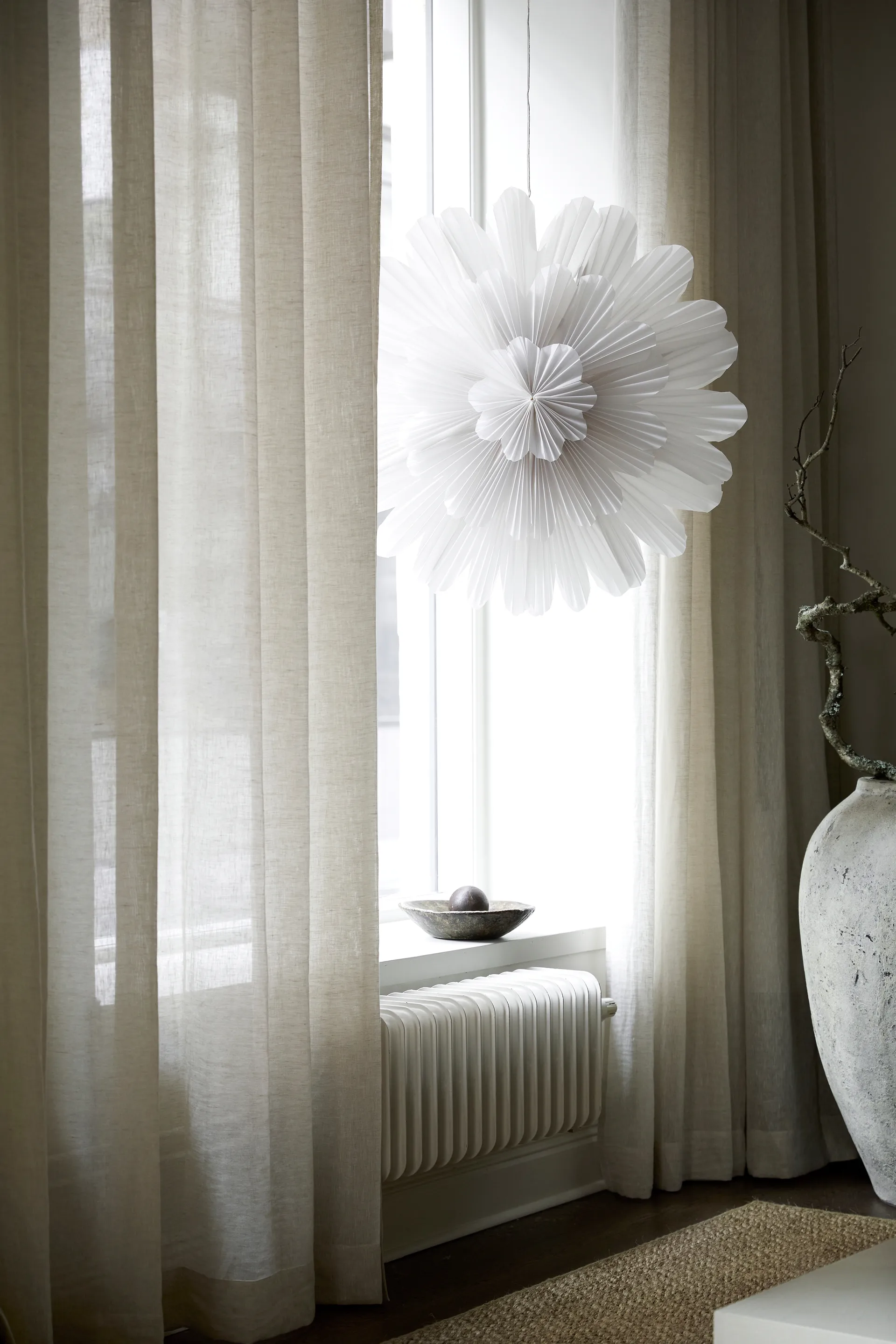 Snöblomma χριστουγεννιάτικο αστέρι, Ø80 εκ. Watt & Veke