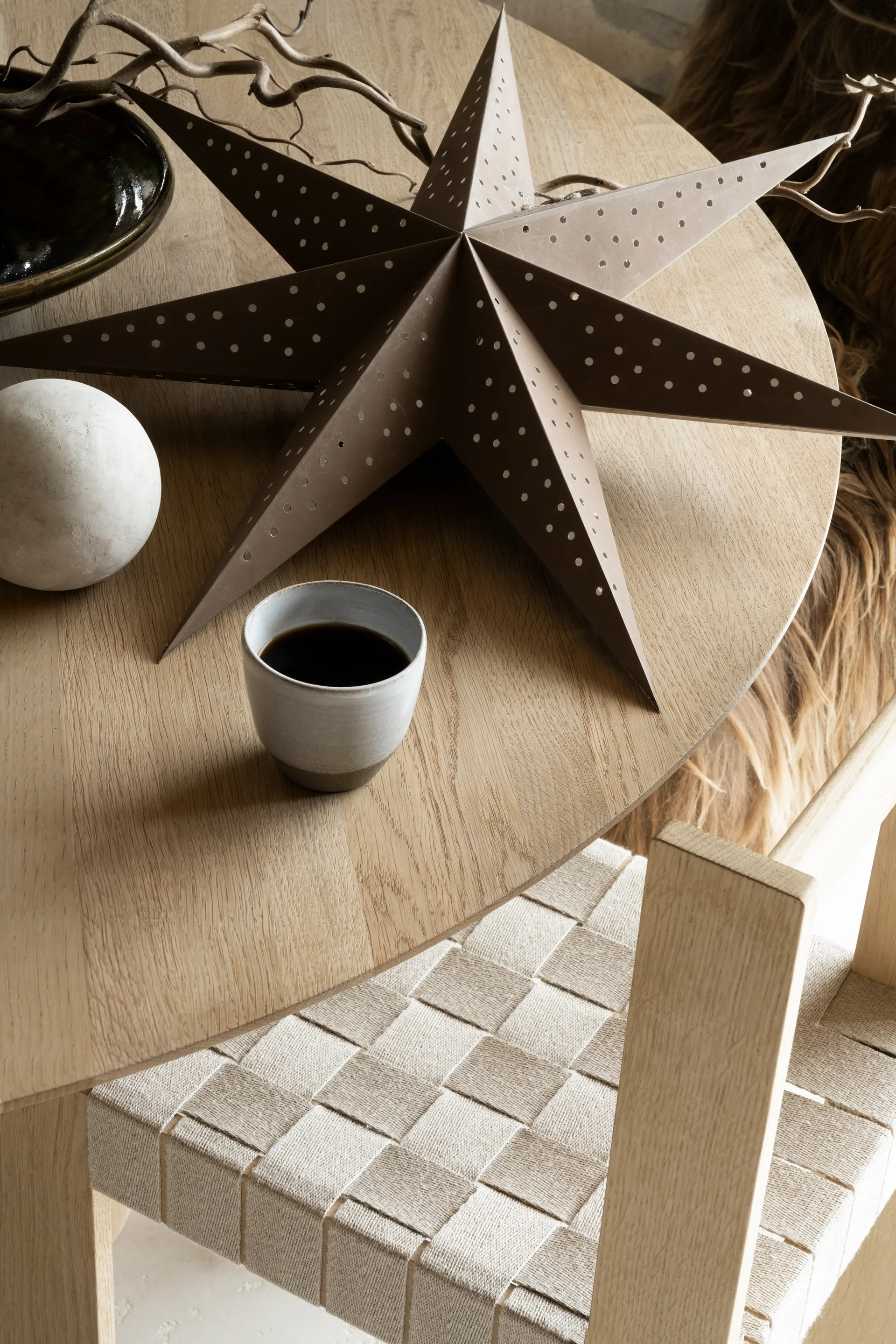 Χριστουγεννιάτικο Αστέρι Stella mocca, Ø60 εκ. Watt & Veke