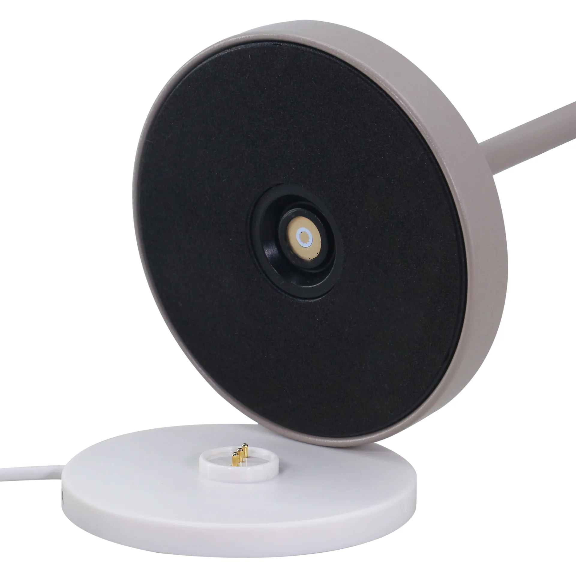 Φορητό επιτραπέζιο φωτιστικό Teya, Ζεστό γκρι, Ø15x26 εκ. Watt & Veke