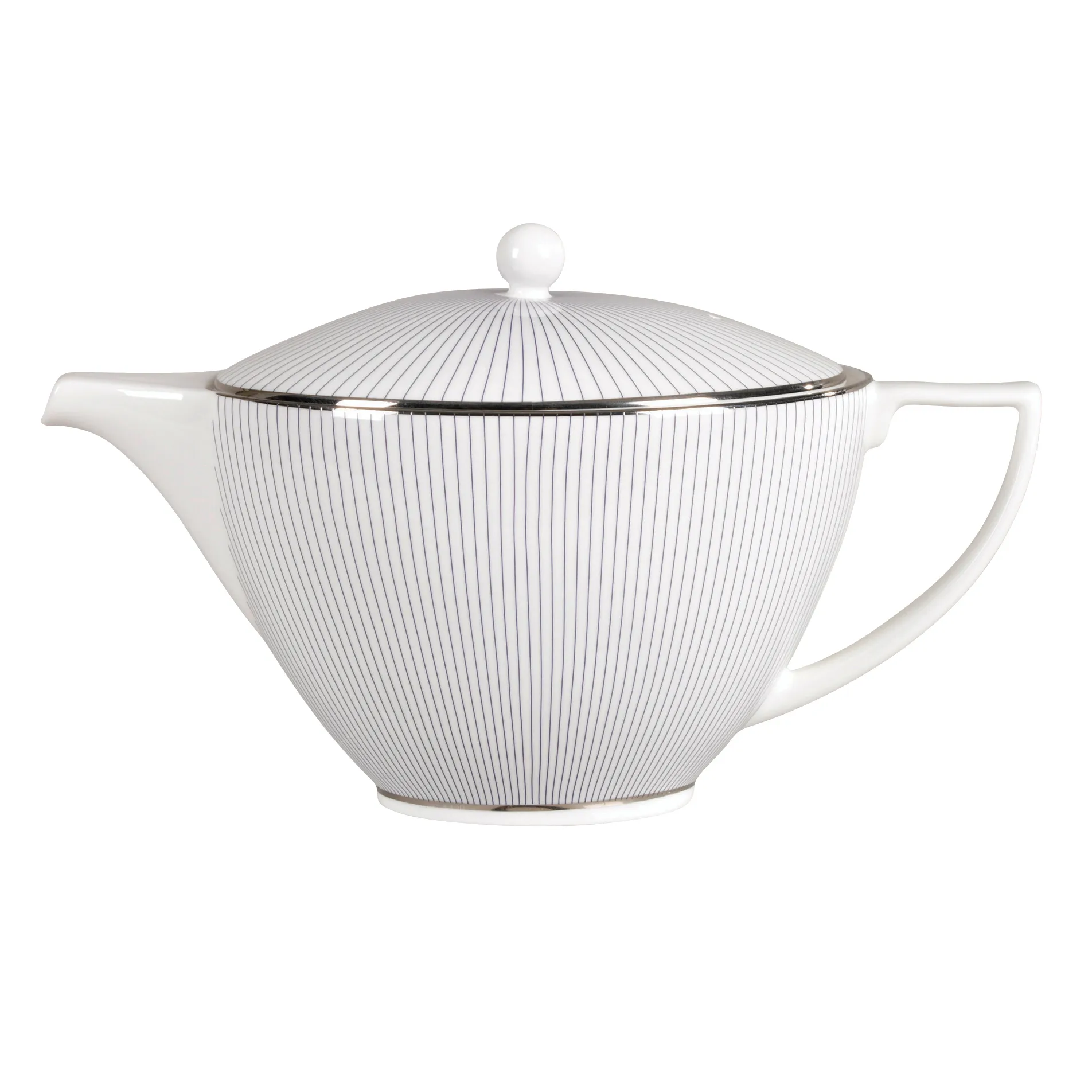 Pin Stripe τσαγιέρα 1,2 l, λευκό Wedgwood