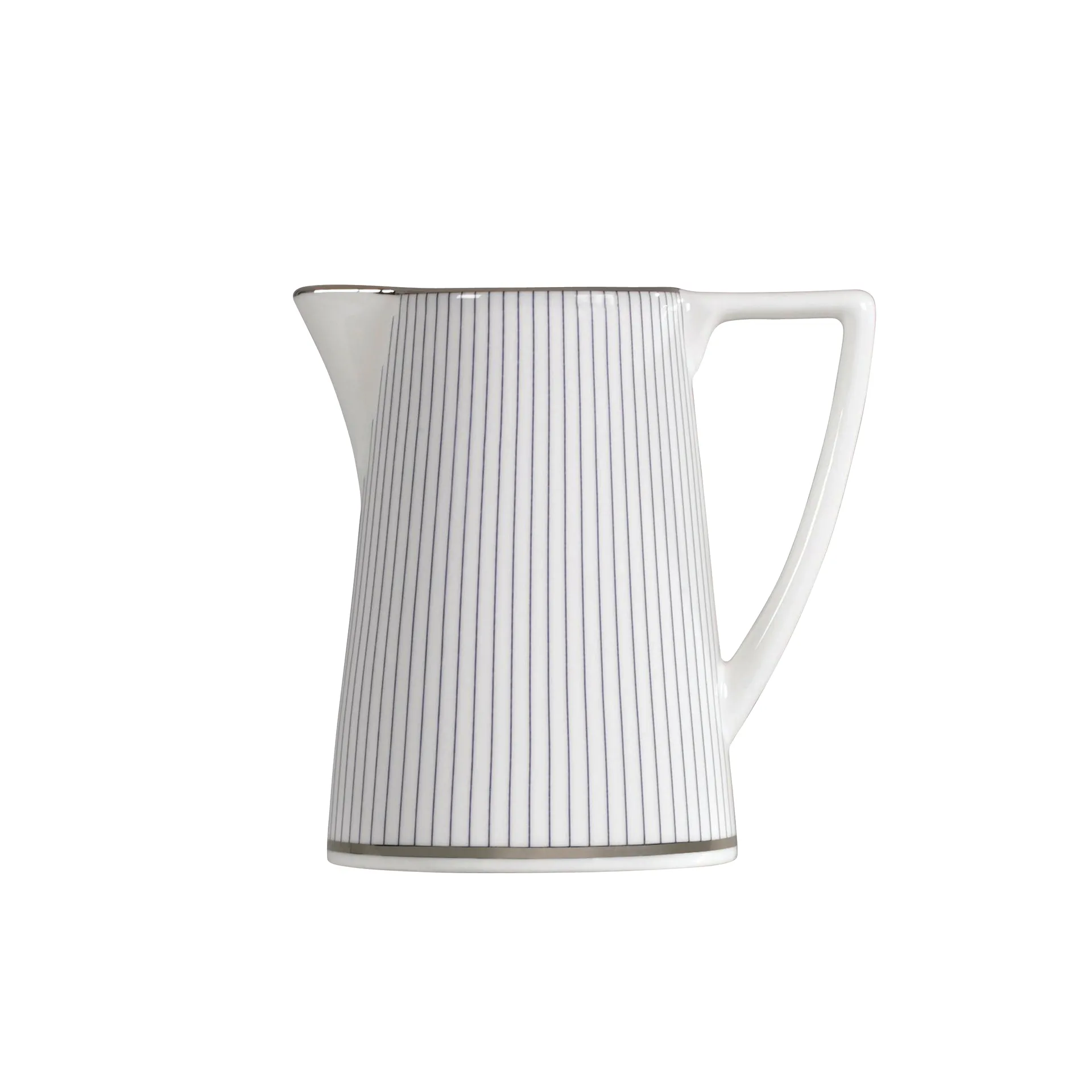 Pin Stripe κανάτα για γάλα 20 cl, λευκό Wedgwood
