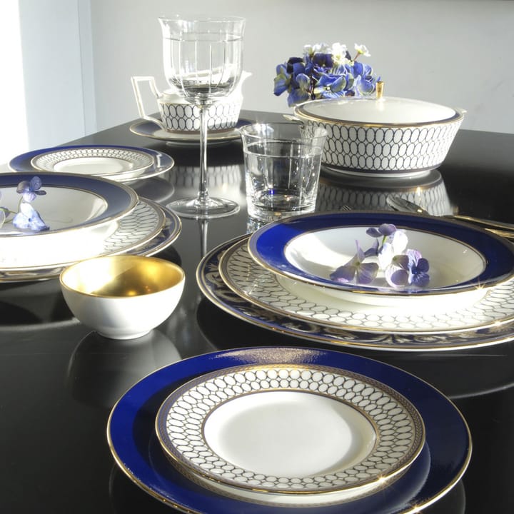 Renaissance Gold δοχείο σάλτσας, λευκό Wedgwood