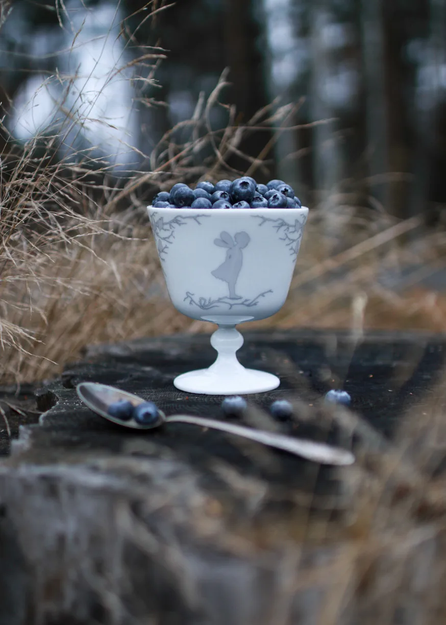 Alv μπολ επιδορπίου με βάση Ø11 cm, Ασημί Wik & Walsøe