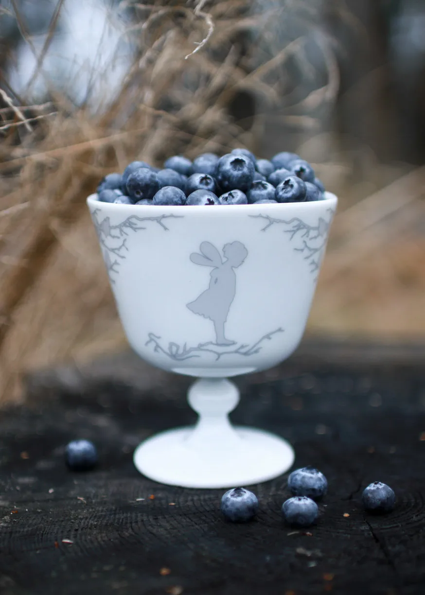 Alv μπολ επιδορπίου με βάση Ø11 cm, Ασημί Wik & Walsøe