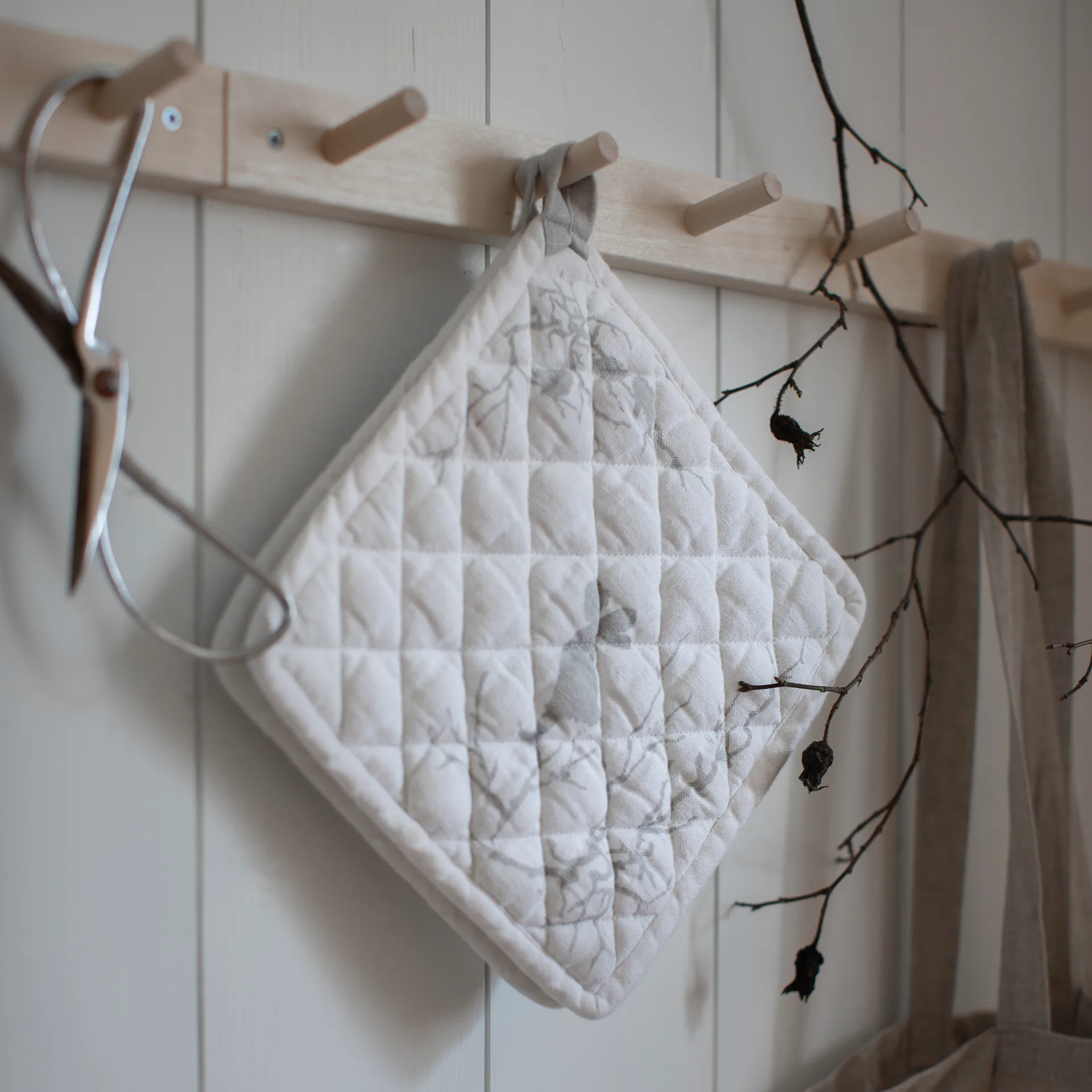 Alv γάντι φούρνου 2 τεμάχια, λευκό Wik & Walsøe