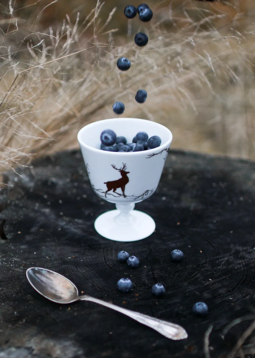 Alveskog μπολ επιδόρπιου με βάση Ø11 cm, Λευκό Wik & Walsøe