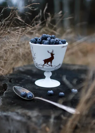 Alveskog μπολ επιδόρπιου με βάση Ø11 cm - Λευκό - Wik & Walsøe