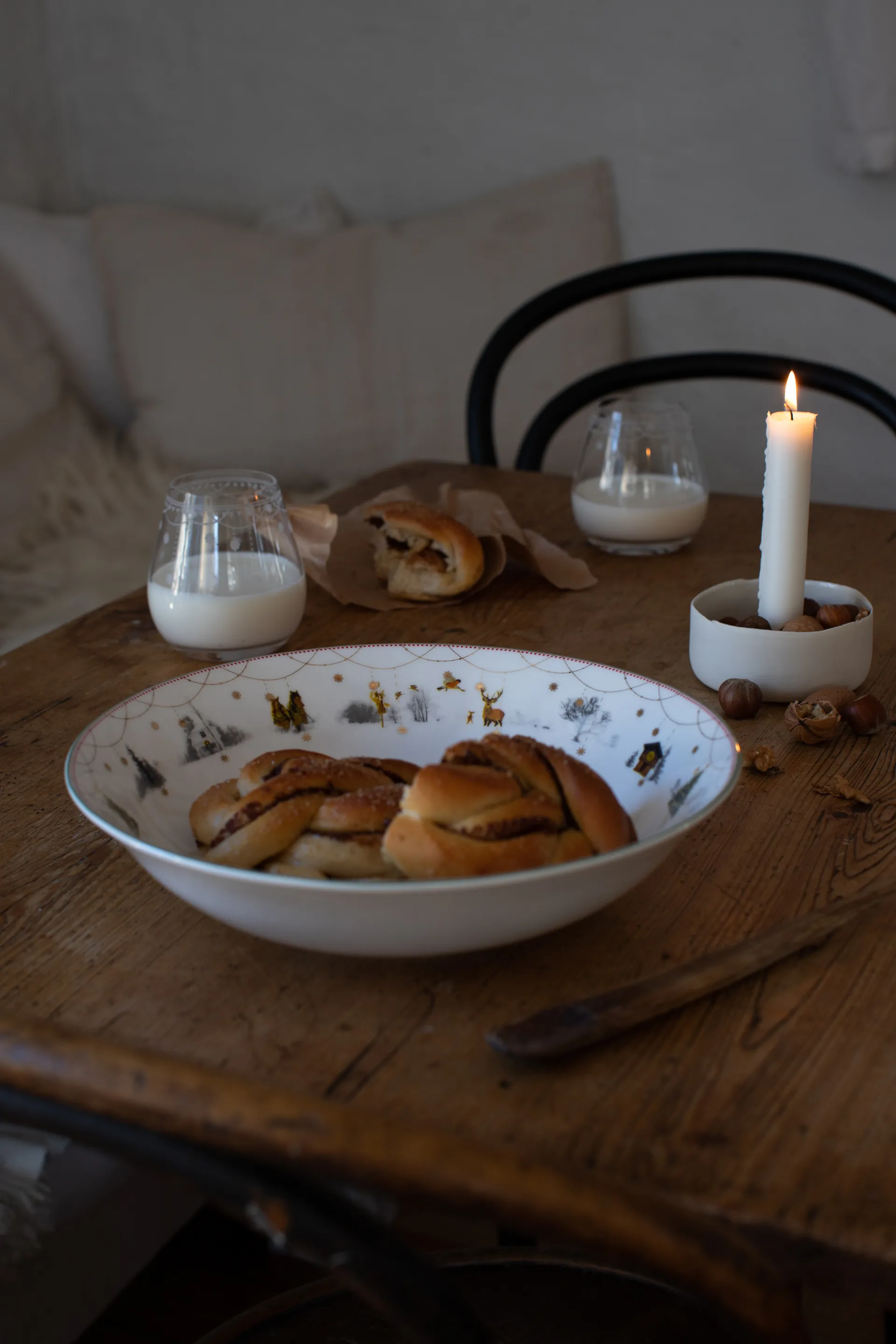 Christmas morning μπολ σερβιρίσματος ρηχό , Ø 27 cm Wik & Walsøe