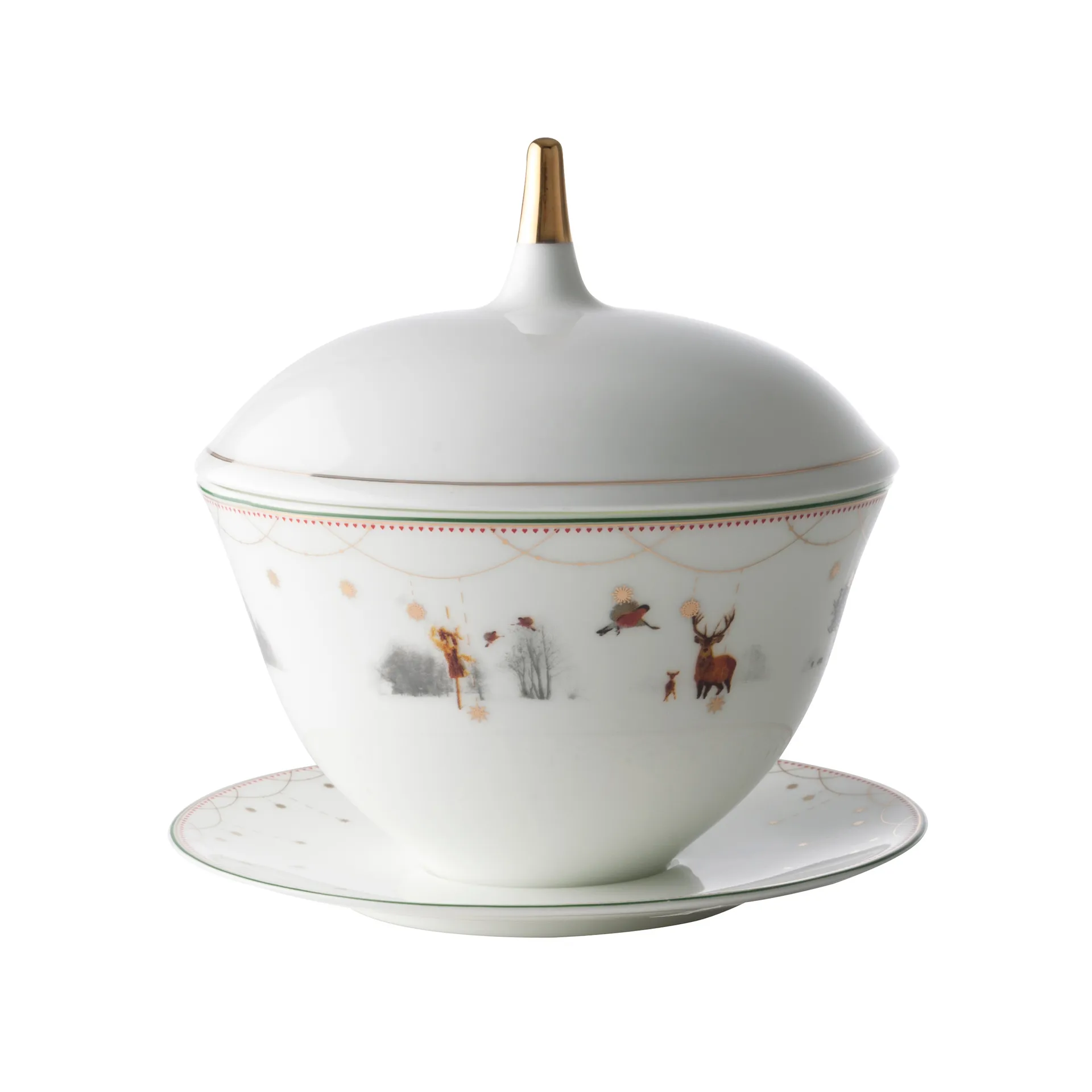 Julemorgen μπολ με καπάκι, 14 cm Wik & Walsøe