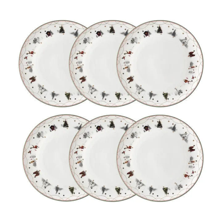Julemorgen πιάτο Ø20 cm συσκευασία 6 τεμαχίων - undefined - Wik & Walsøe