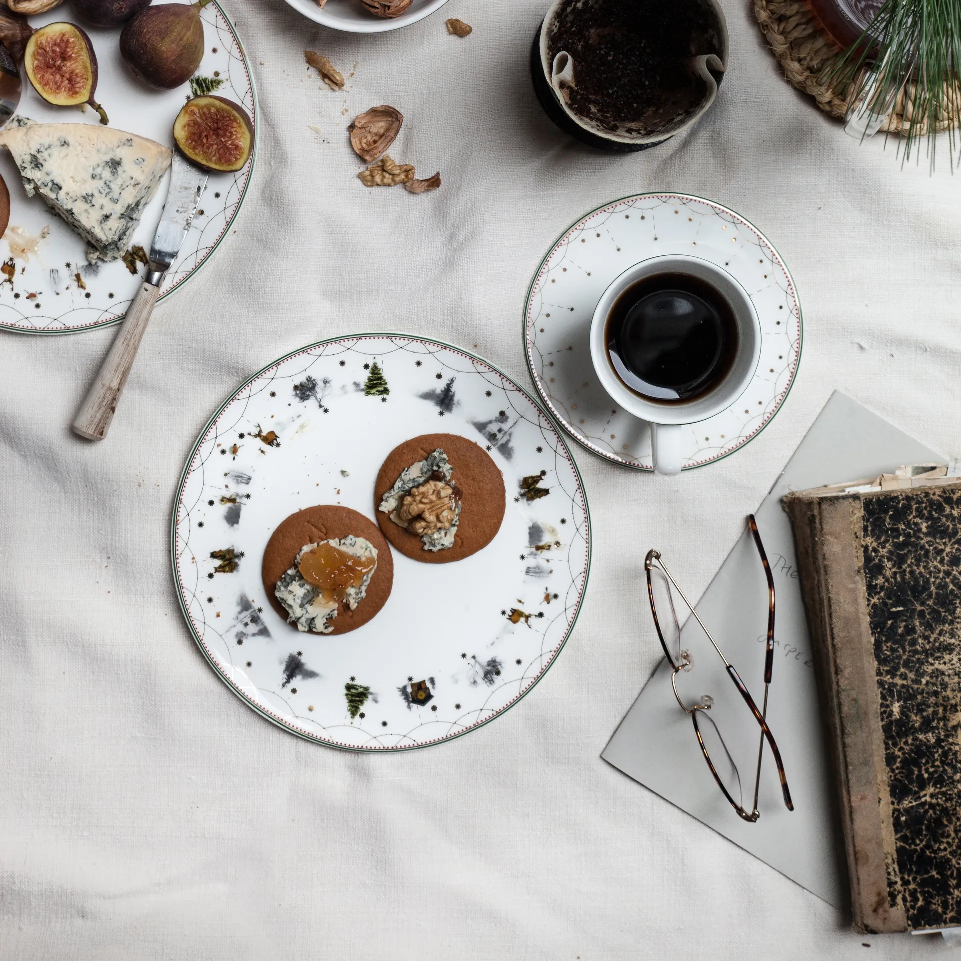 Julemorgen πιάτο, Ø20 cm Wik & Walsøe