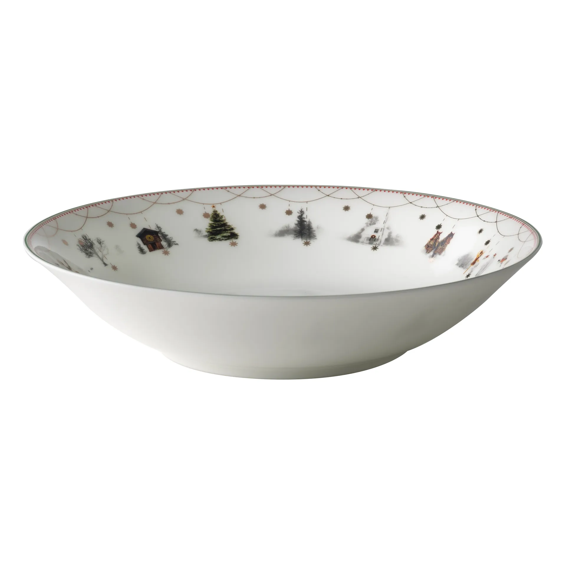 Julemorgen βαθύ πιάτο, 20 cm Wik & Walsøe
