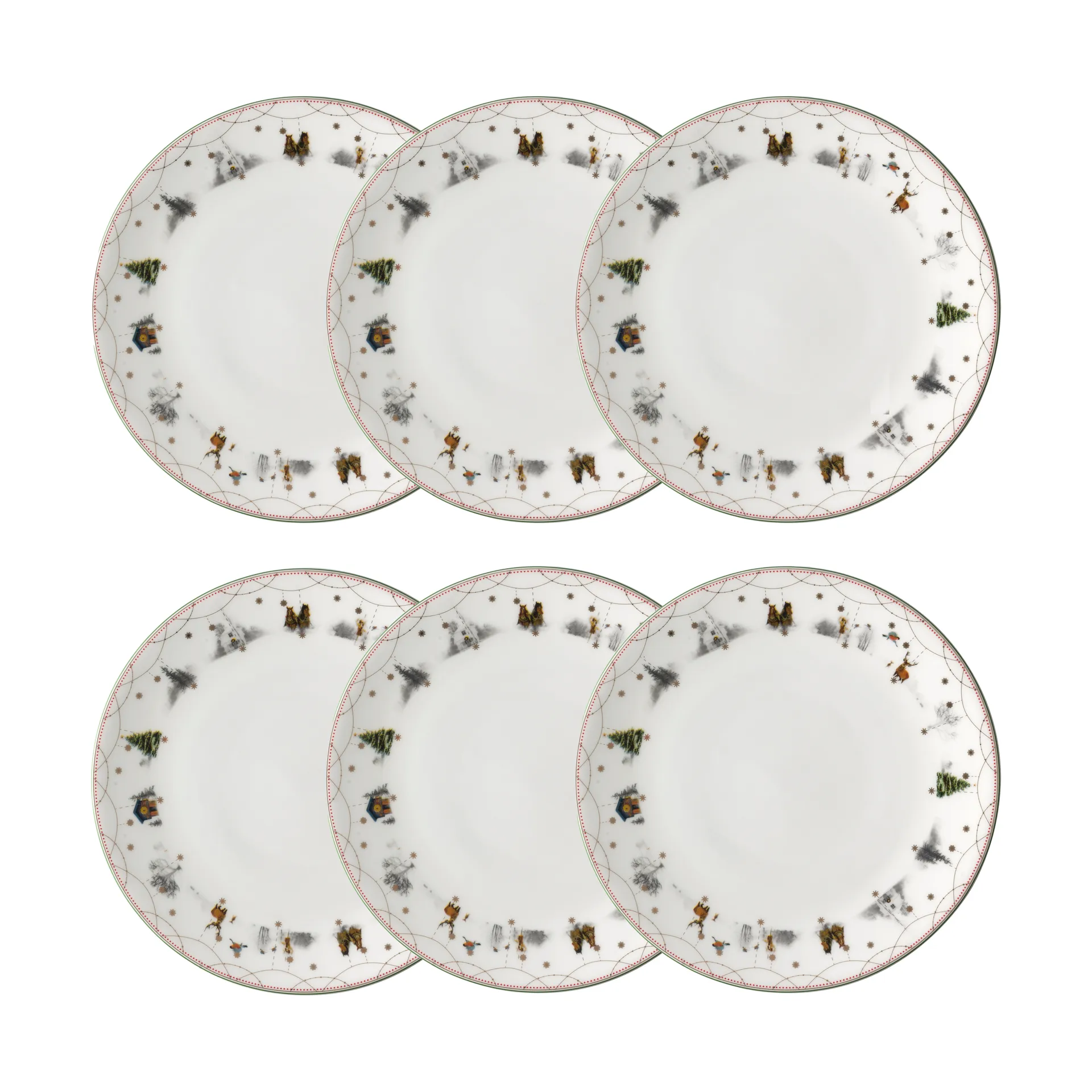 Julemorgen πιάτο Ø28 cm συσκευασία 6 τεμαχίων Wik & Walsøe
