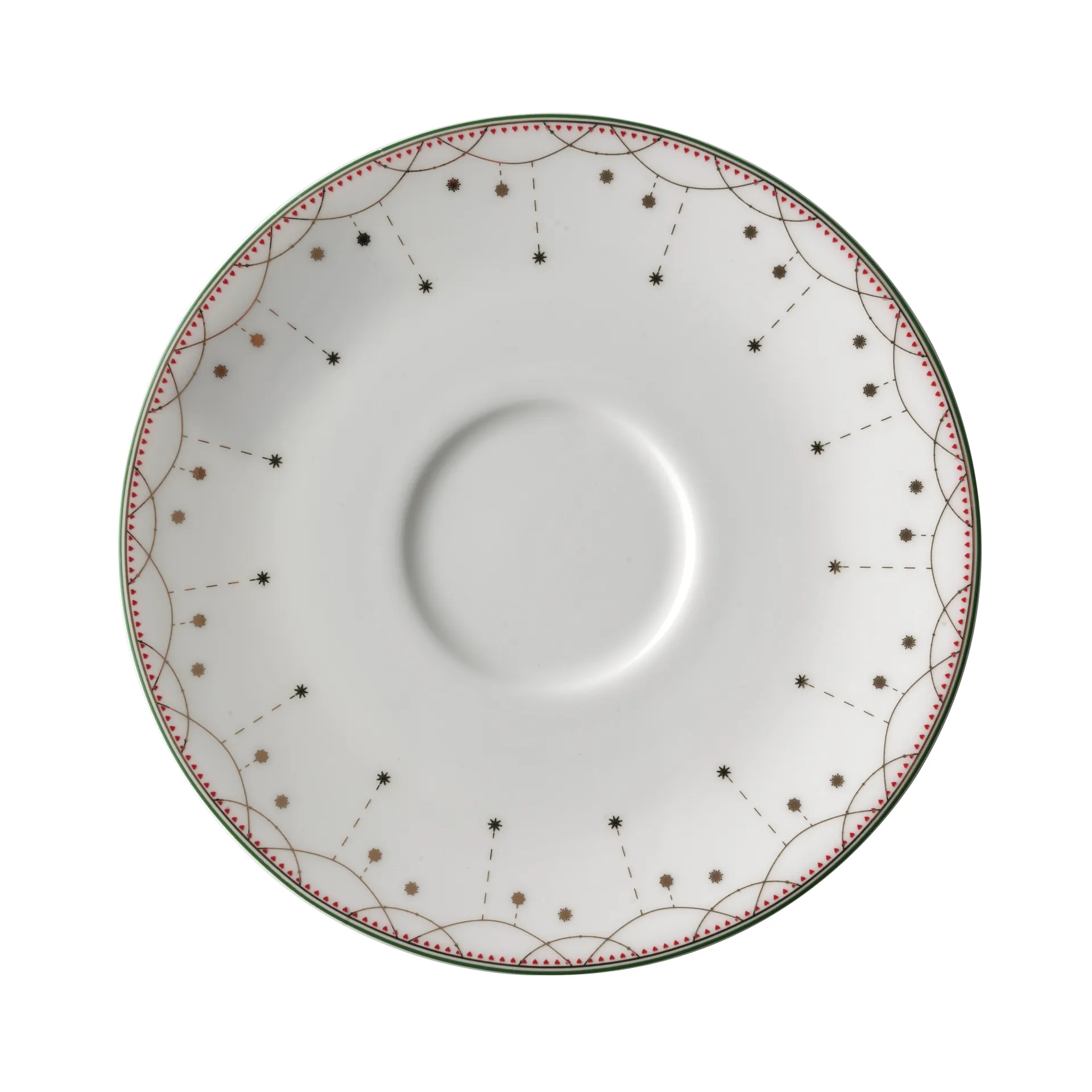 Julemorgen πιατάκι για φλιτζάνι 30 cl, λευκό Wik & Walsøe