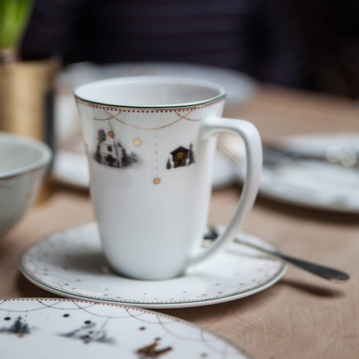 Julemorgen πιατάκι για φλιτζάνι 30 cl, λευκό Wik & Walsøe