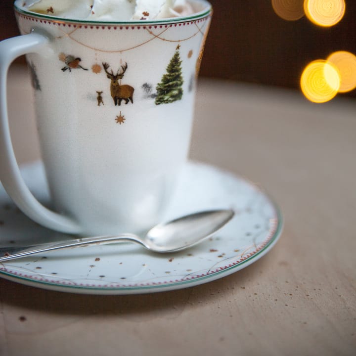 Julemorgen πιατάκι για φλιτζάνι 30 cl, λευκό Wik & Walsøe