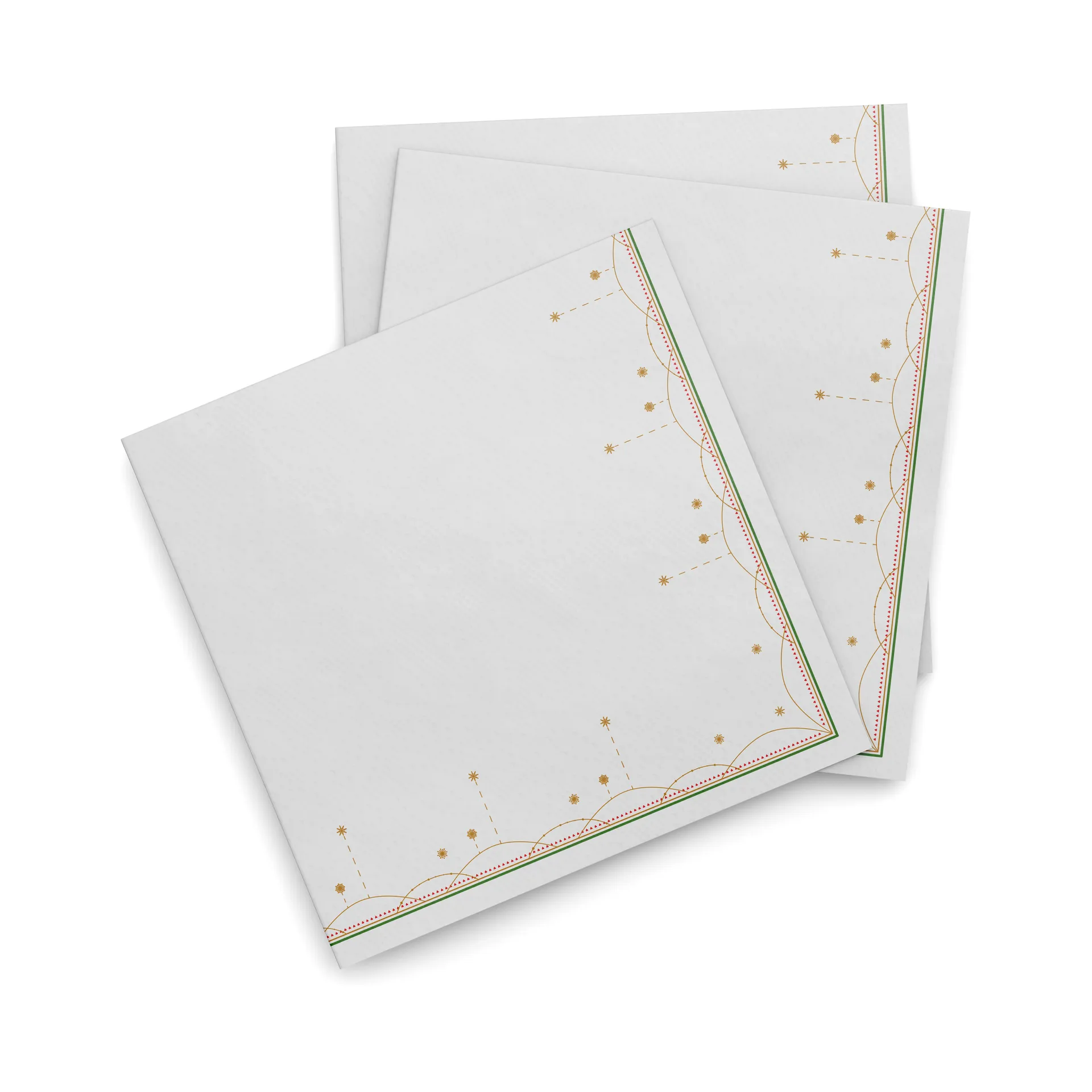 Julemorgen πετσέτα 33x33 cm Συσκευασία 20 τεμαχίων, Γιρλάντες Wik & Walsøe