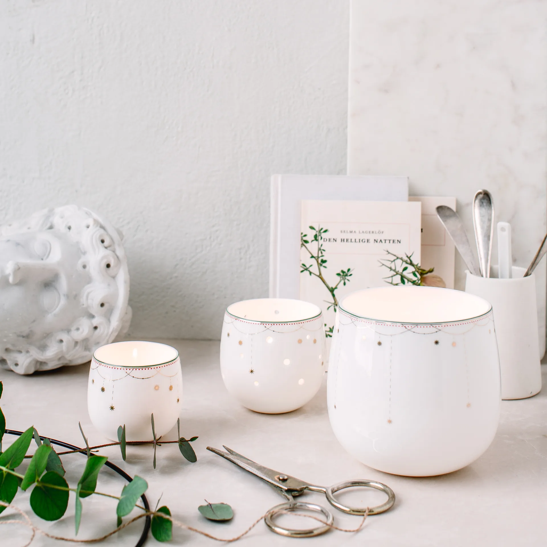 Julemorgen μπολ-φανάρι, 8 cm Wik & Walsøe