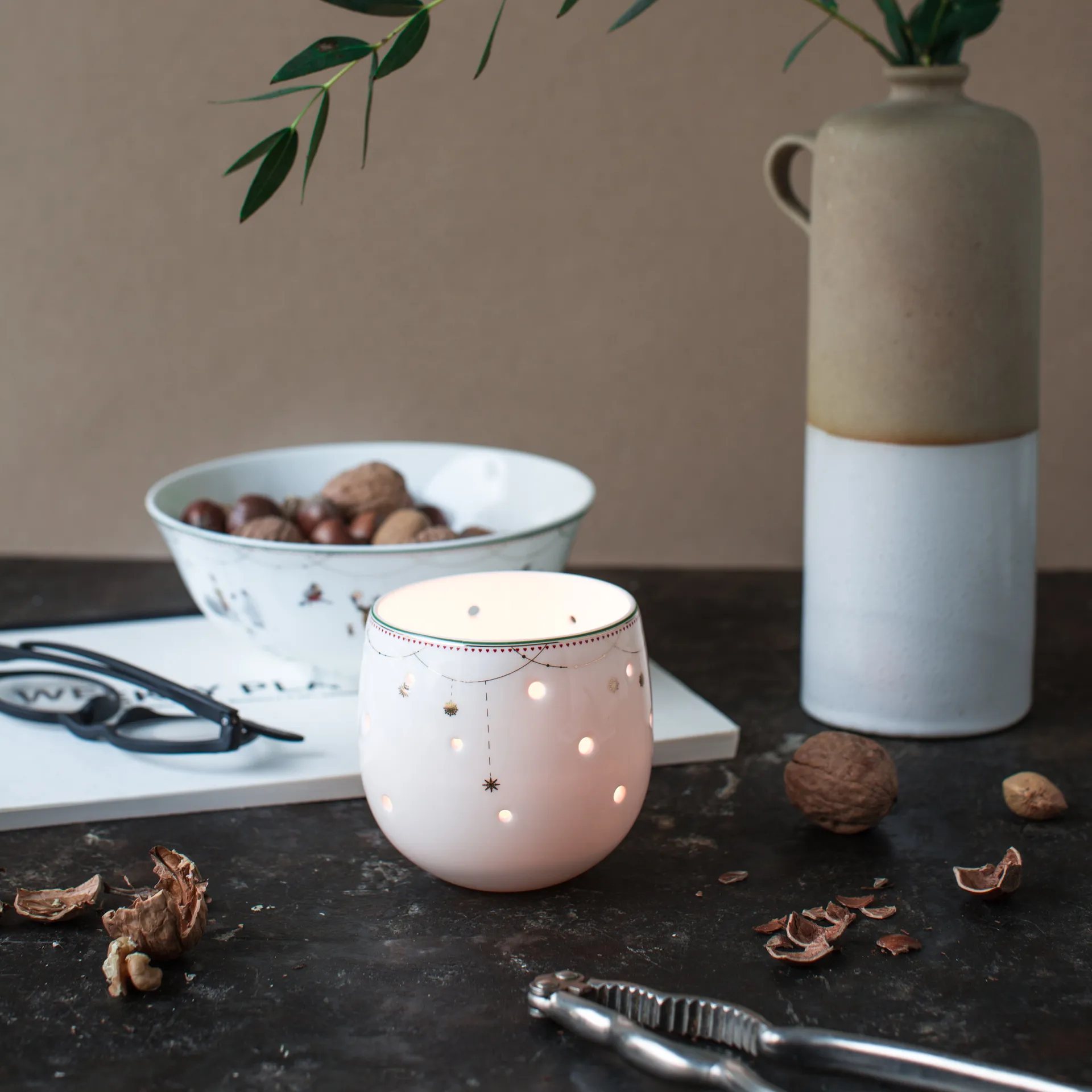 Julemorgen μπολ-φανάρι, 8 cm Wik & Walsøe