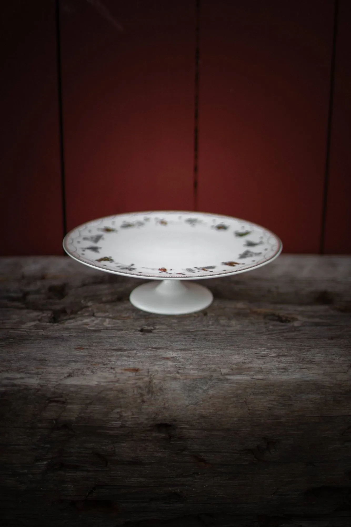 Julemorgen Story πιατέλα γλυκών, 21 cm Wik & Walsøe