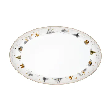 Julemorgen Story οβάλ πιατέλα - 39 cm - Wik & Walsøe