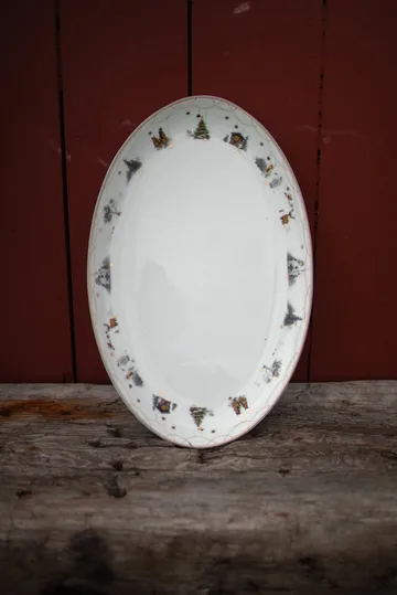 Julemorgen Story οβάλ πιατέλα - 39 cm - Wik & Walsøe