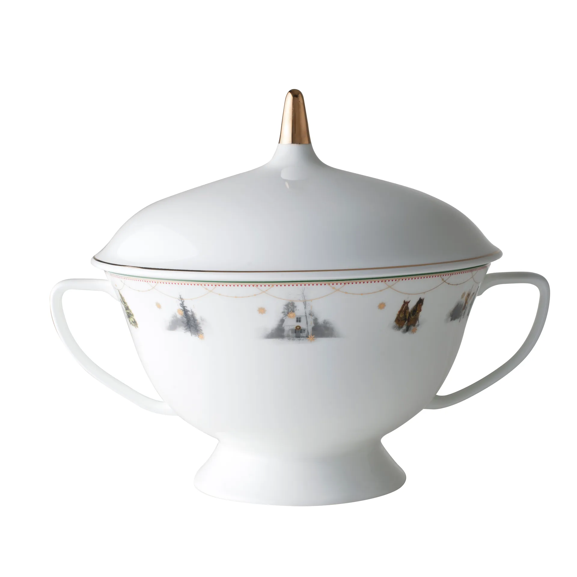 Julemorgen μπολ σερβιρίσματος, λευκό Wik & Walsøe