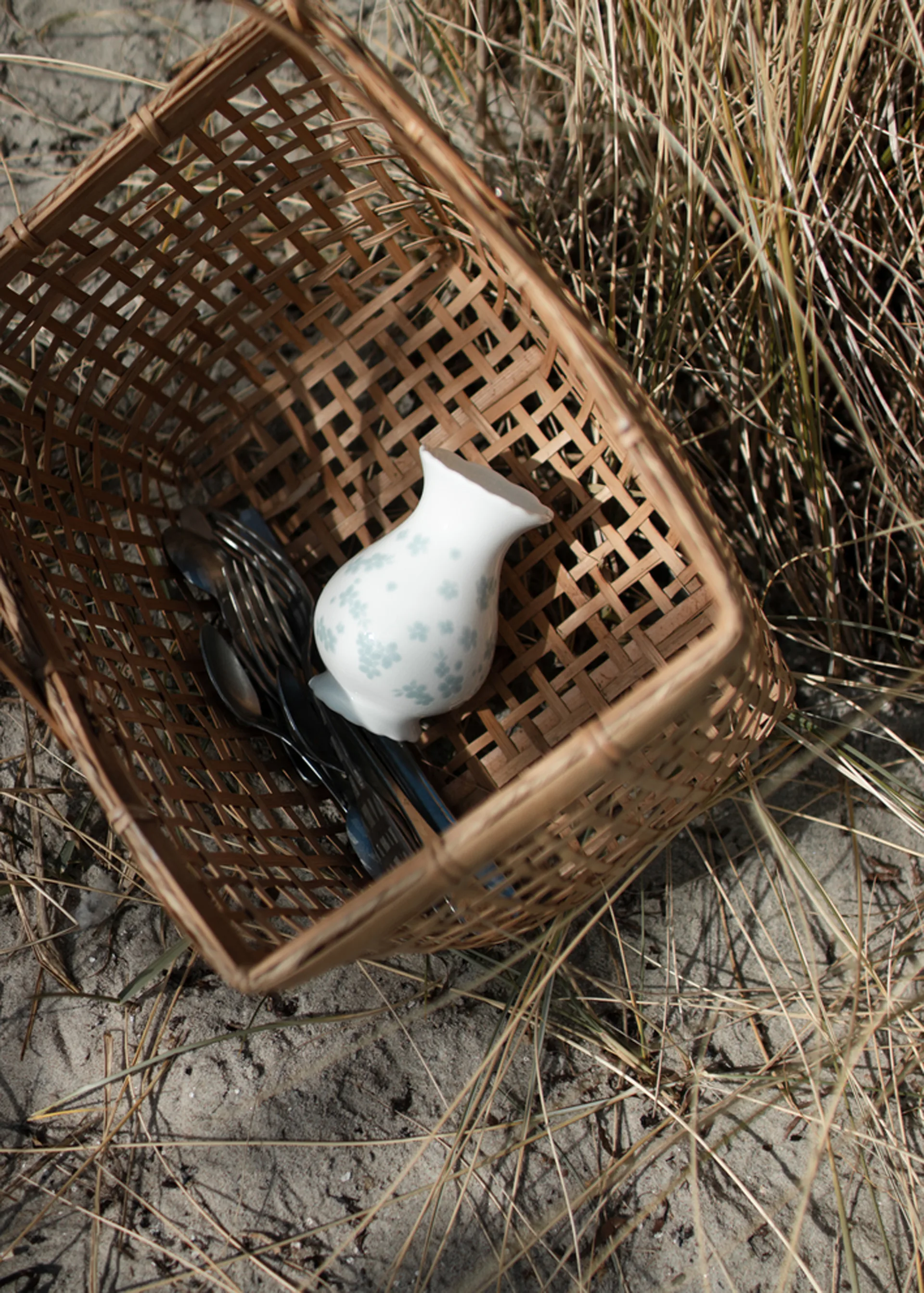 Βάζο, Slåpeblom, 12 εκ, Μπλε Wik & Walsøe