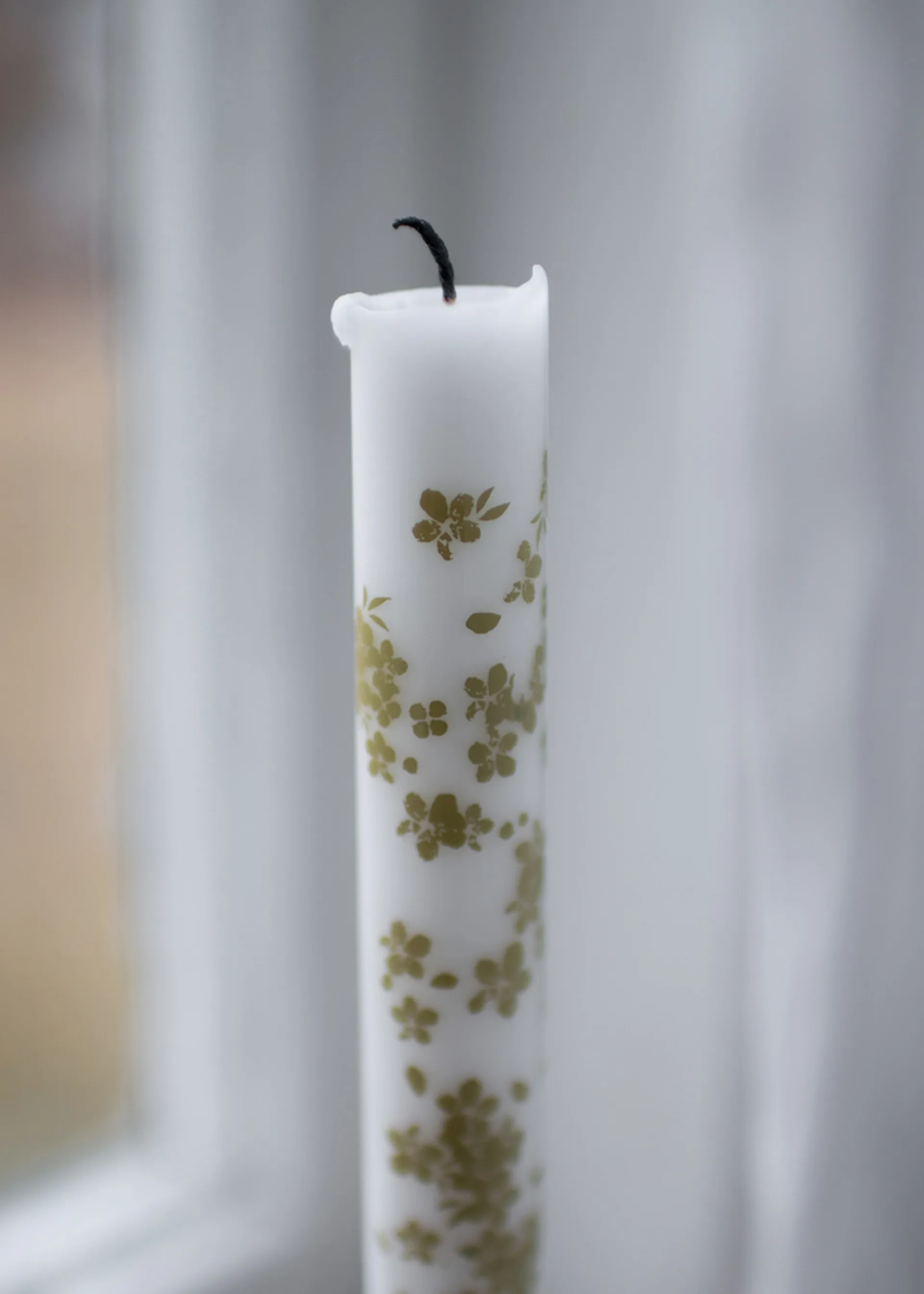 Κερί με κωνικό άκρο, Slåpeblom, συσκευασία 2 τεμαχίων, Πράσινο Wik & Walsøe