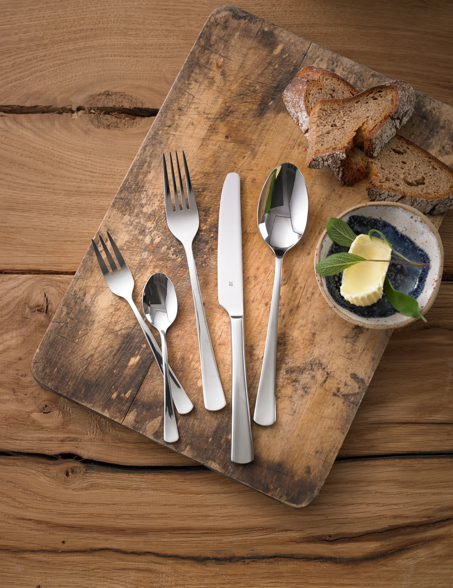 Denver cromargan μαχαιροπίρουνα λεία, 30 τεμάχια WMF