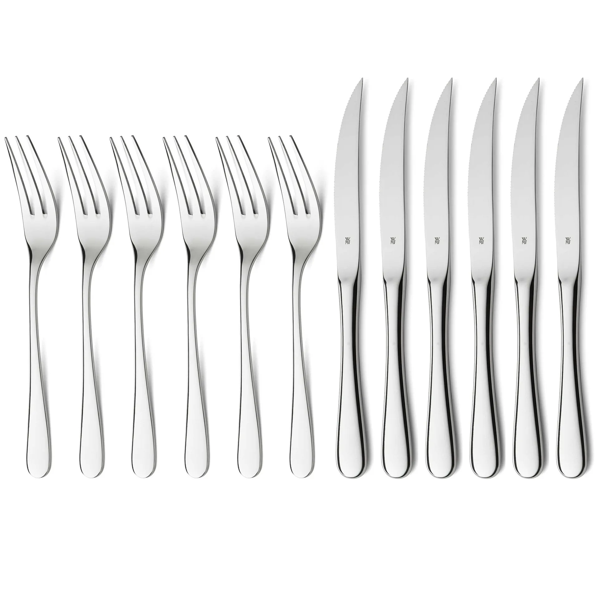 Geschenkidee BBQ μαχαιροπίρουνα 12 τεμάχια, Ανοξείδωτο ατσάλι WMF