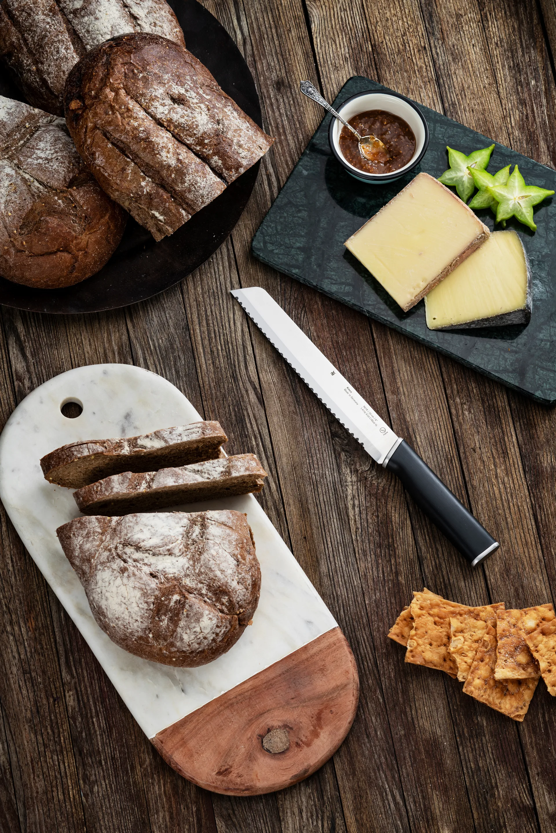 Kineo cromargan μαχαίρι ψωμιού , 20 cm WMF