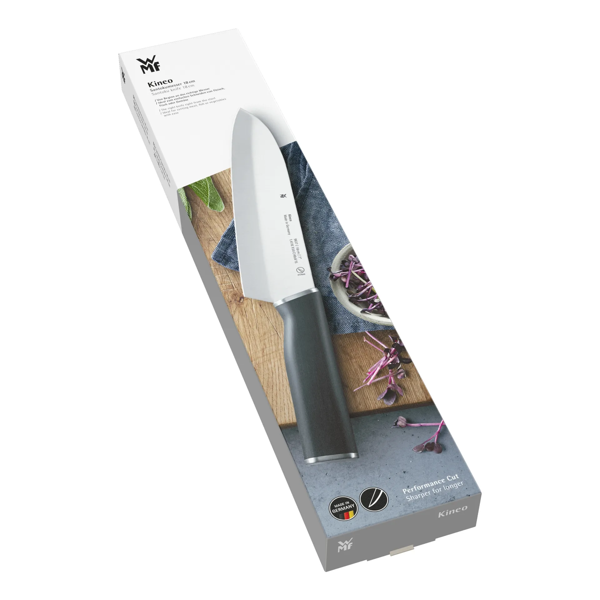 Kineo cromargan santoku μαχαίρι , 18 cm WMF