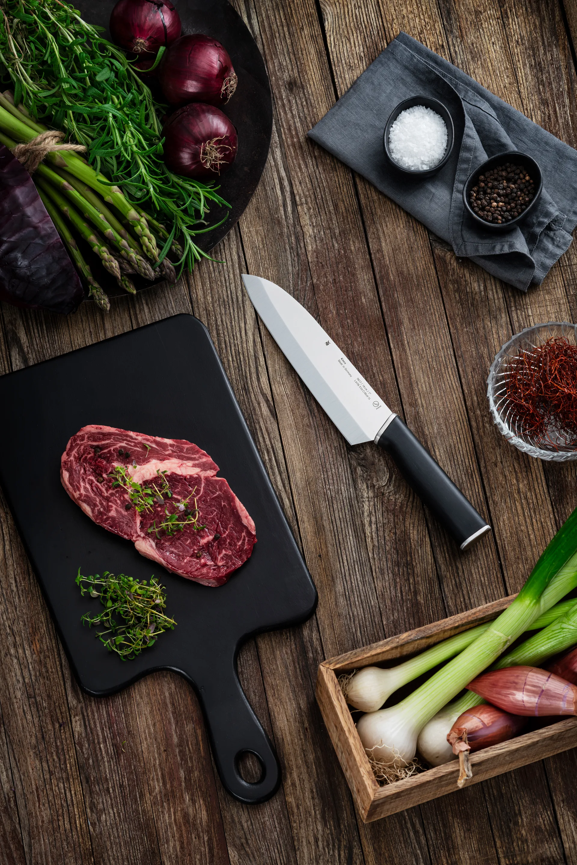 Kineo cromargan santoku μαχαίρι , 18 cm WMF