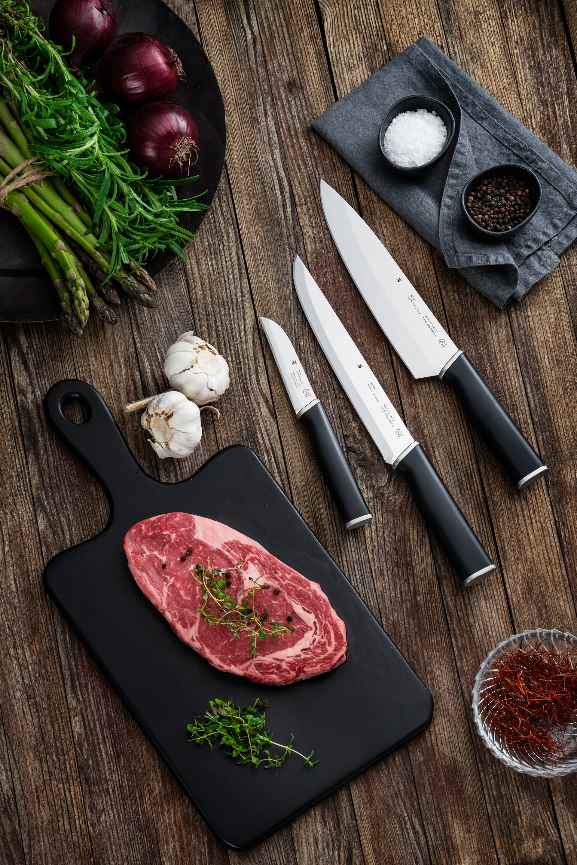 Kineocromargan σετ μαχαιριών 3 τεμάχια, Ανοξείδωτο ατσάλι WMF