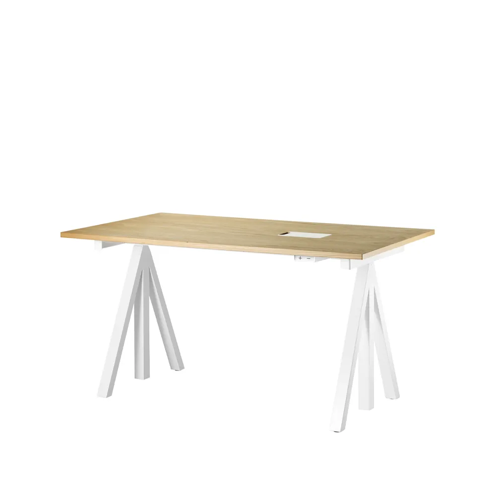 Works γραφείο - δρυς & λευκό Works