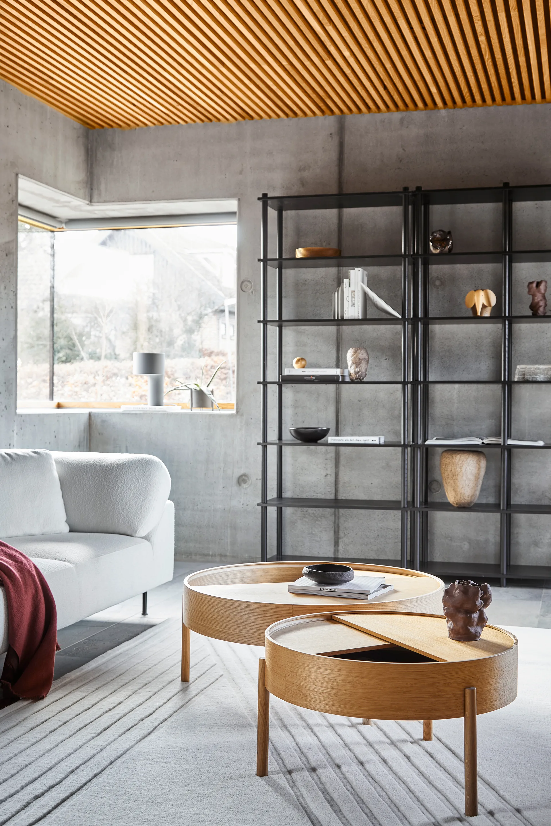 Arc τραπεζάκι του καφέ 66 cm, Λαδωμένη δρυς Woud