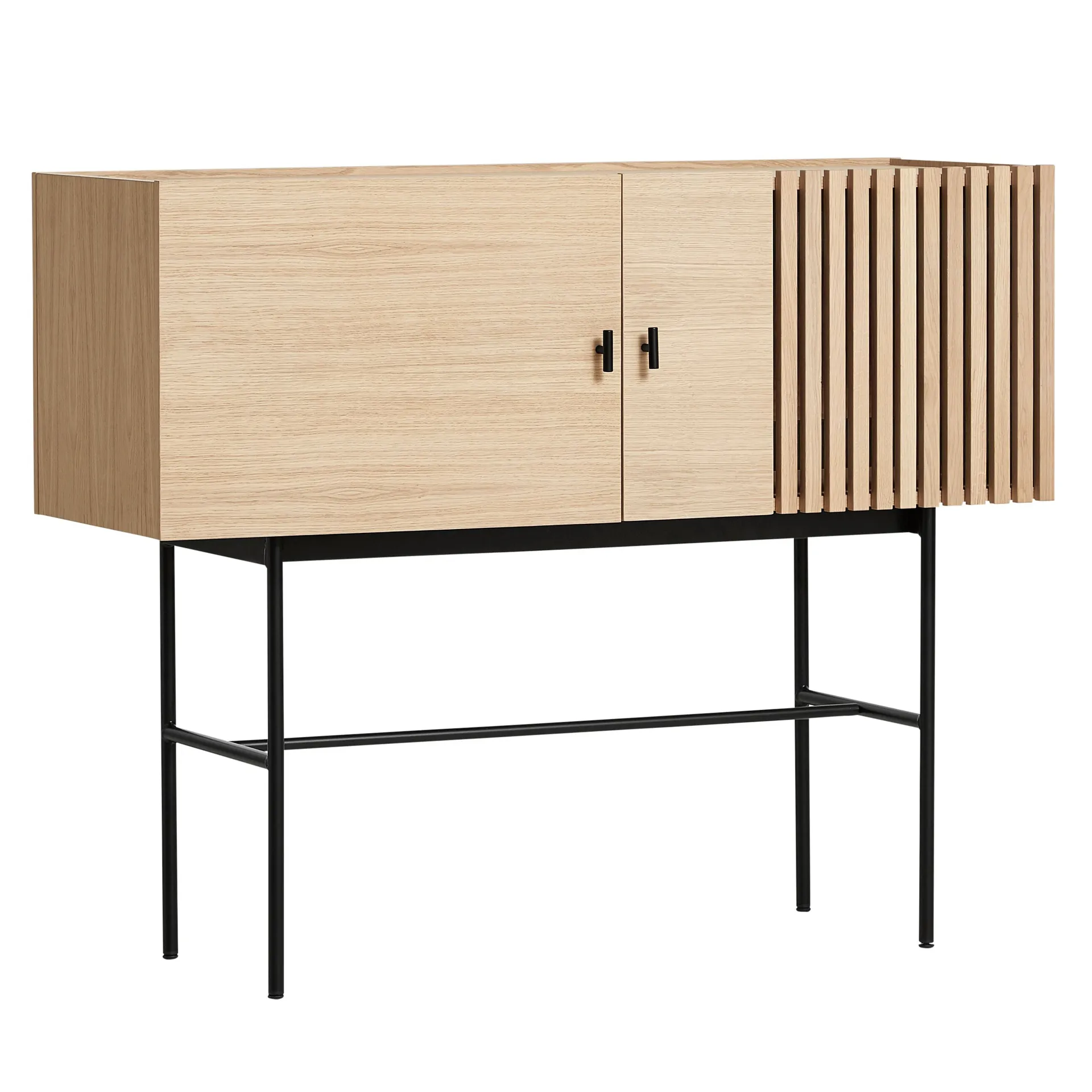 Τραπεζάκι Array, 120 cm, Λευκό-χρωματισμένη βελανιδιά Woud