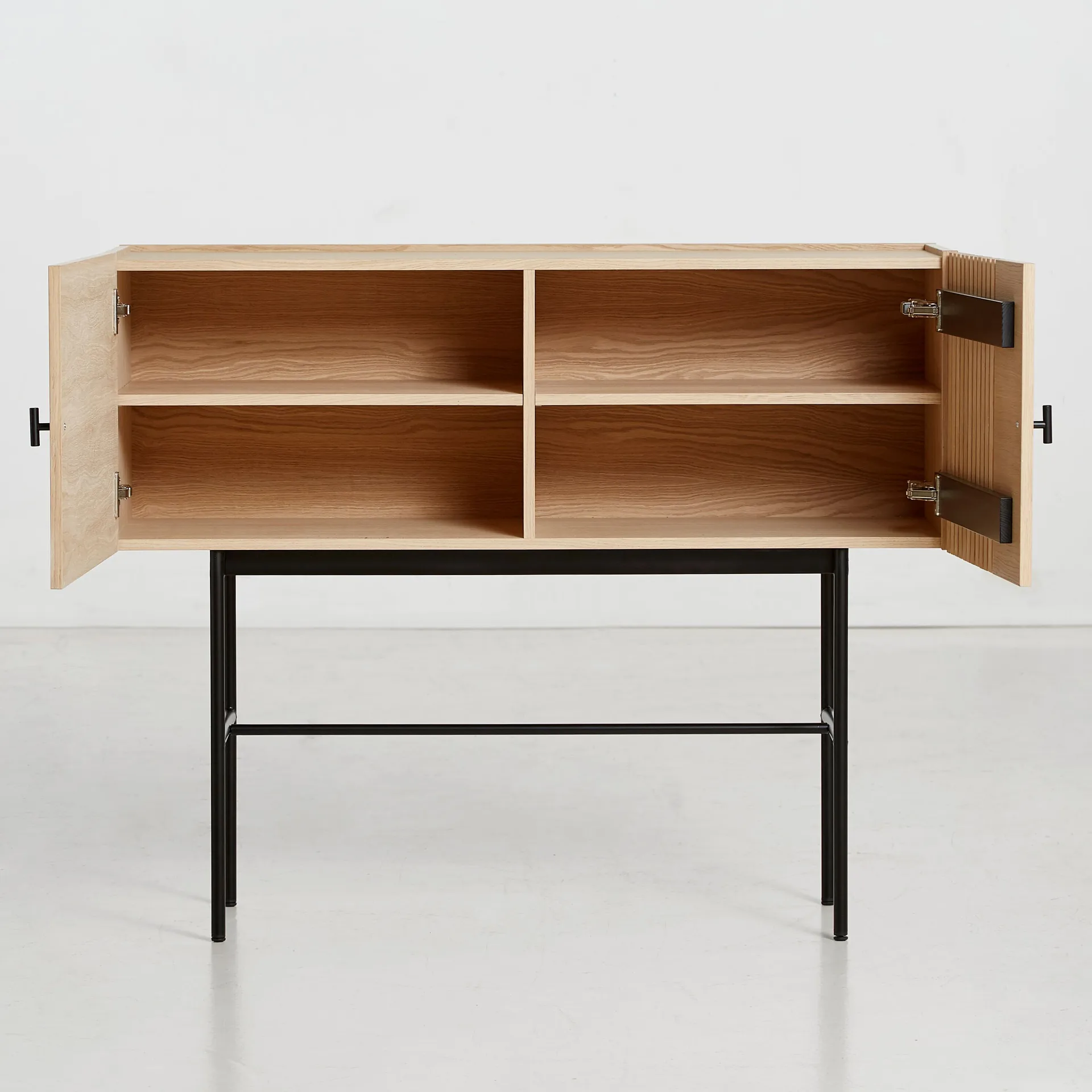 Τραπεζάκι Array, 120 cm, Λευκό-χρωματισμένη βελανιδιά Woud