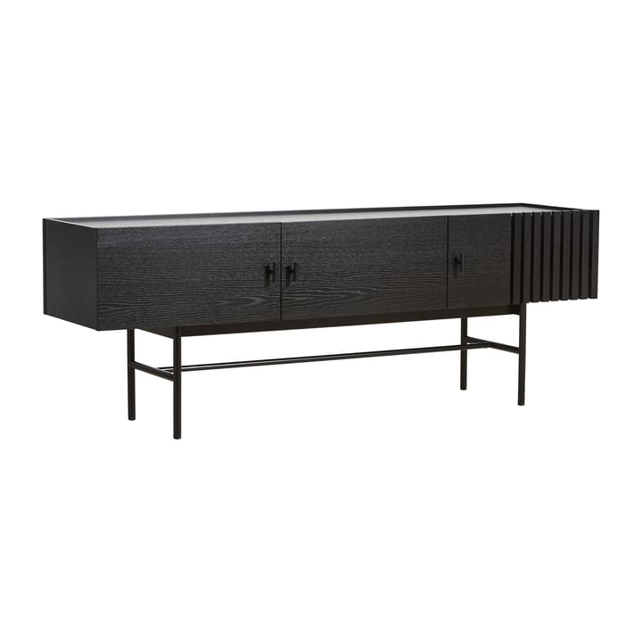 Συνοδευτικό τραπέζι Array χαμηλό, 150 cm - Μαύρο βαμμένο δρυς - Woud