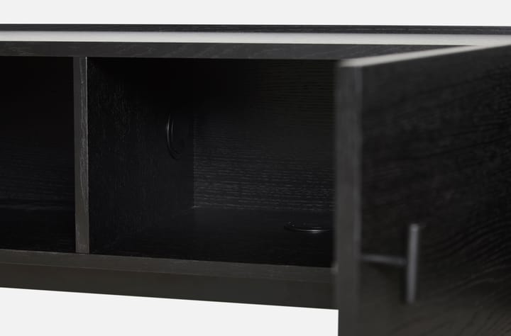 Συνοδευτικό τραπέζι Array χαμηλό, 150 cm - Μαύρο βαμμένο δρυς - Woud