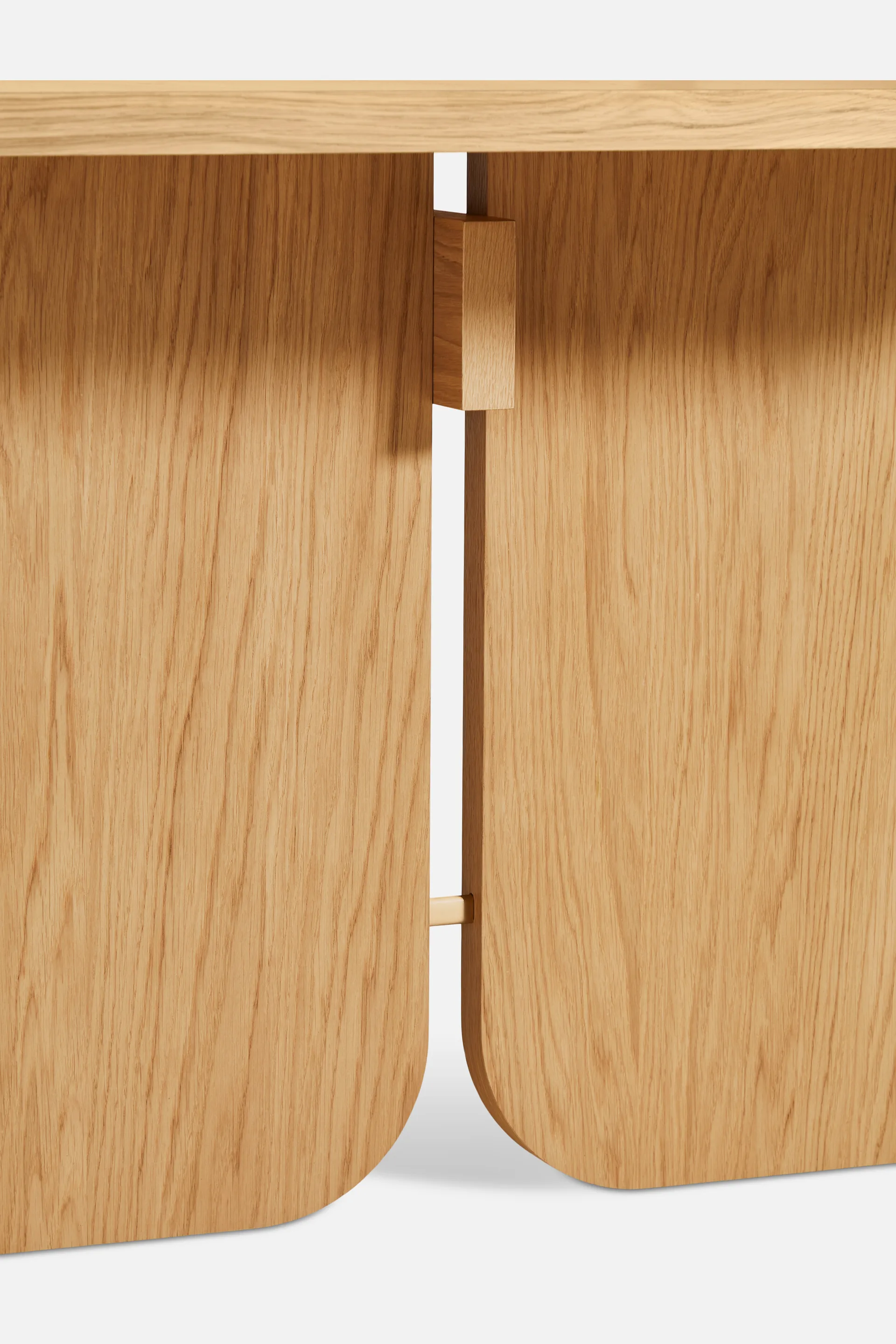 Kimono τραπεζαρία 240x90 cm, Vitpigmenterad lackerad ek Woud