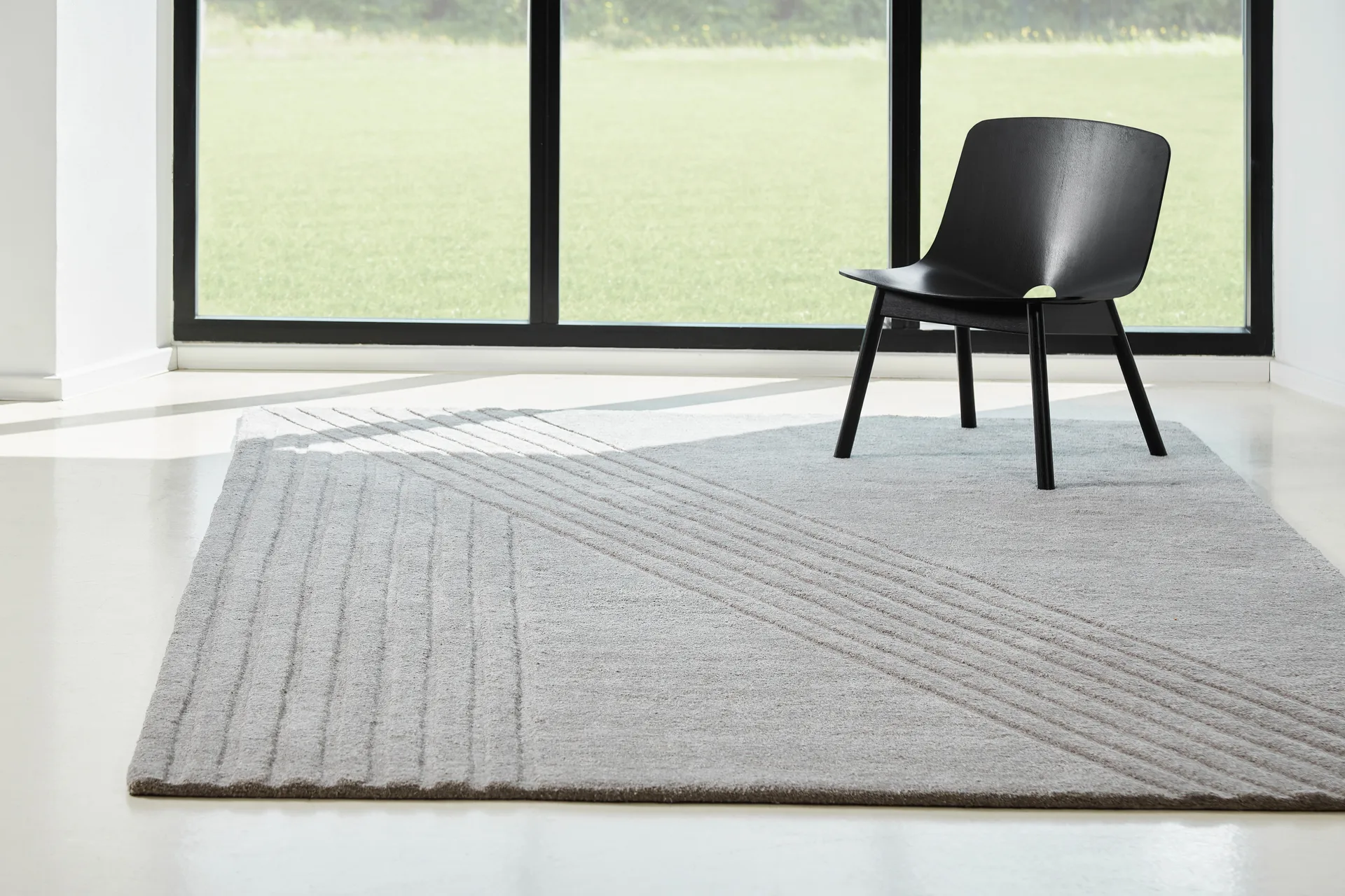 Kyoto χαλί γκρι, 200x300 cm Woud