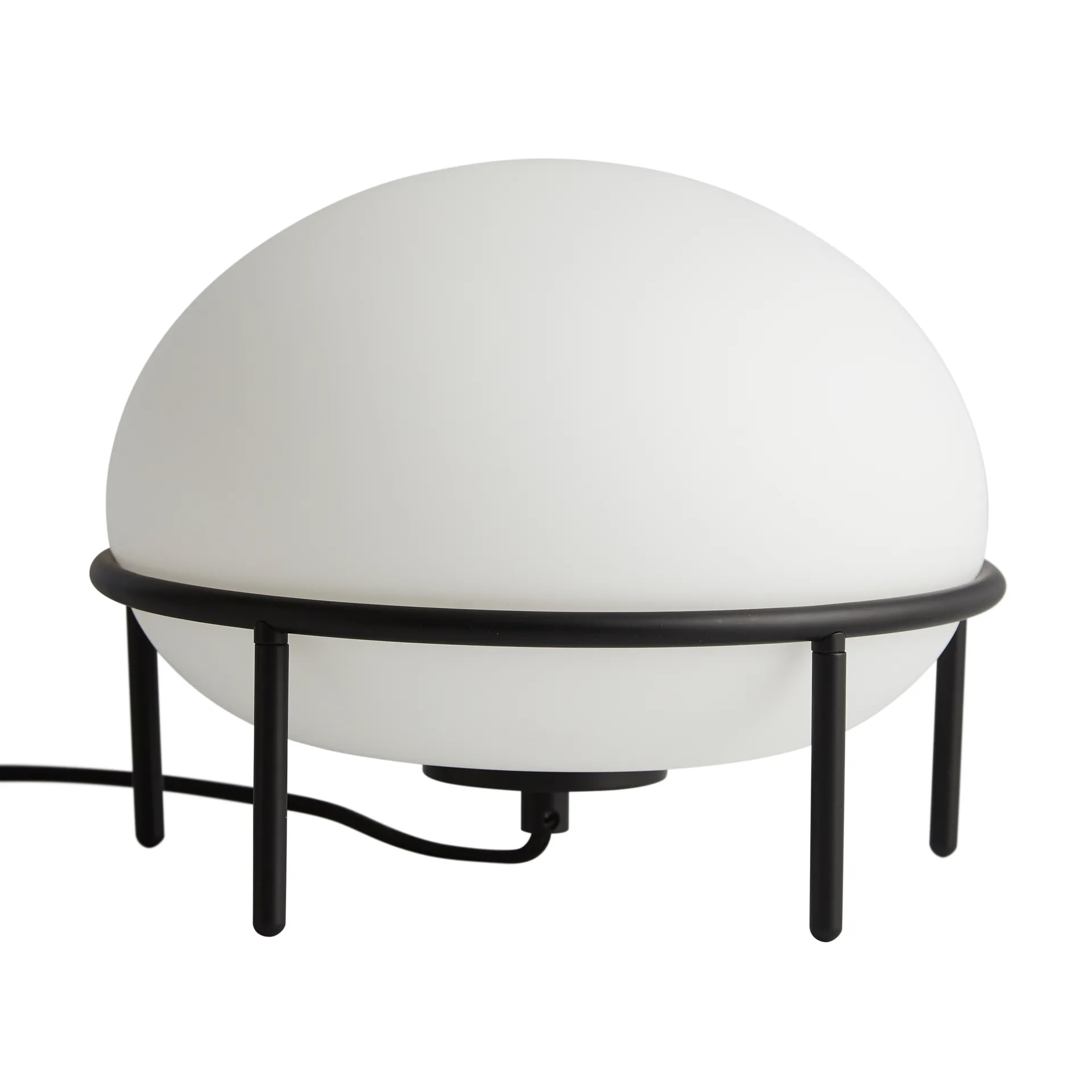 Pump επιτραπέζιο φωτιστικό, μαύρο / οπαλίνα Woud