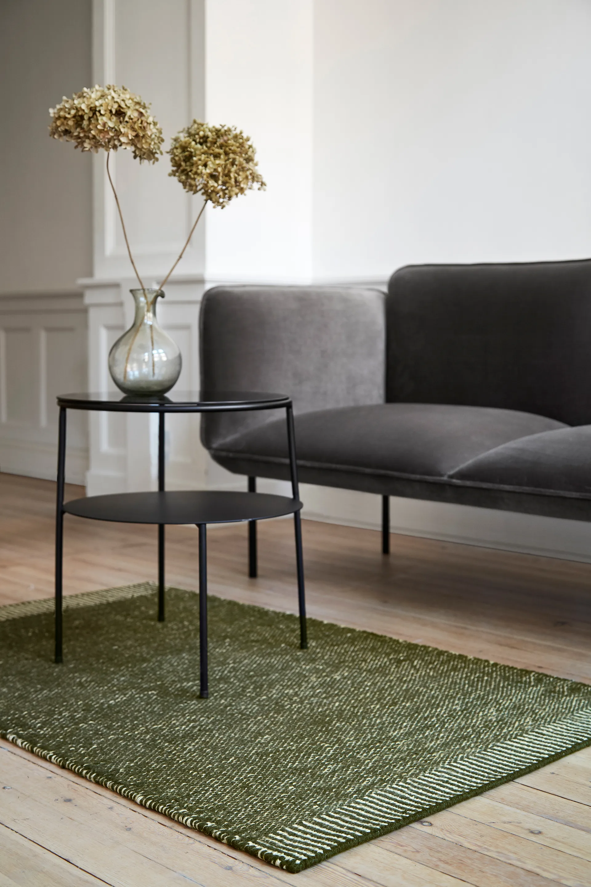 Rombo χαλί πράσινο των βρύων, 90x140 cm Woud